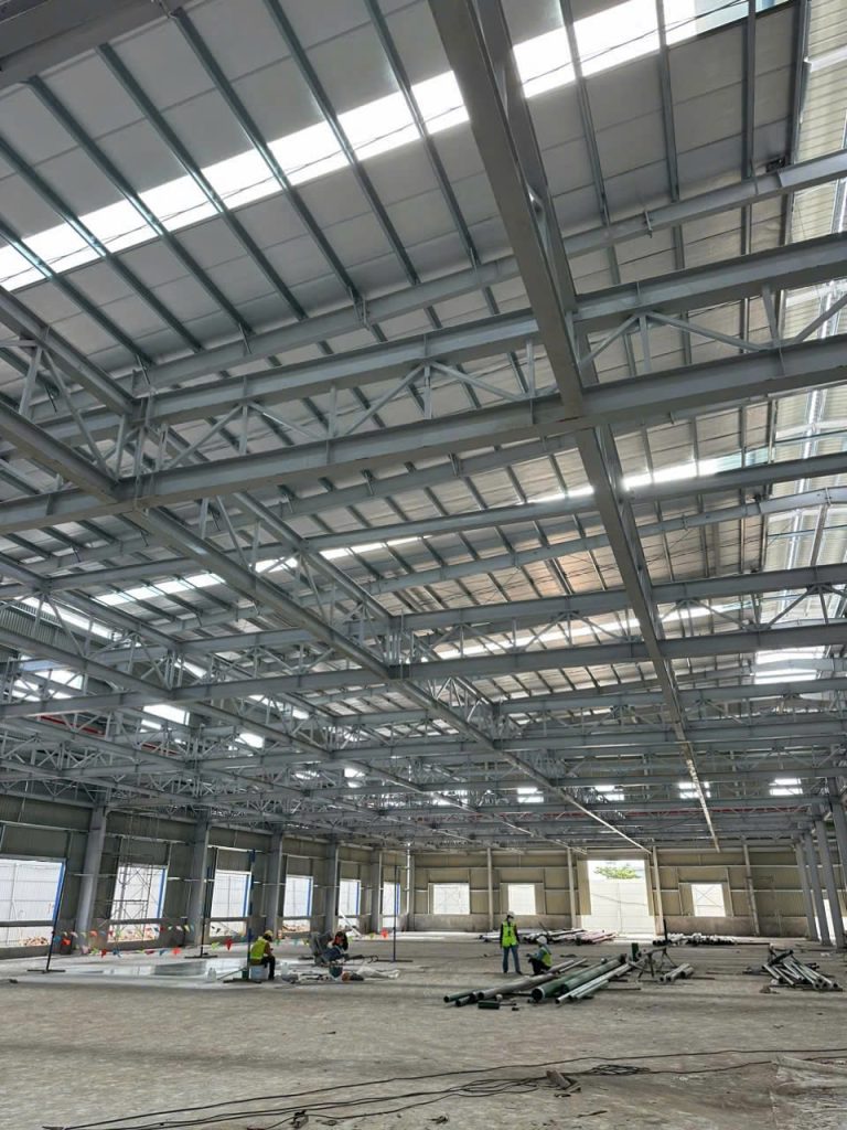 Nhà xưởng kết cấu thép tiền chế